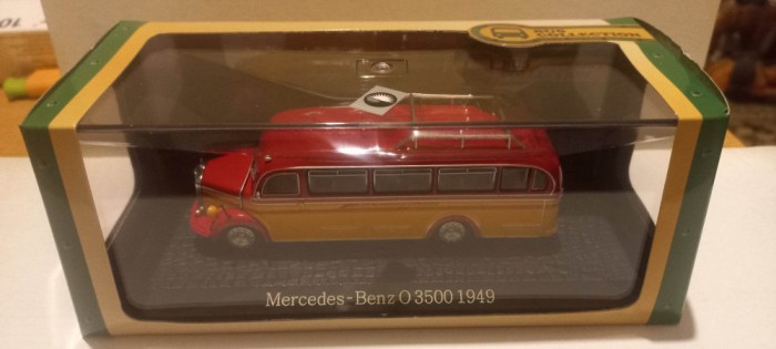 Macheta autobuz Mercedes-Benz O 3500 - 1949 - Atlas scara 1:72
