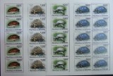 REP.BURUNDI - BROASTE TESTOASE-4 M/SH.10 SERII COMPLECTE-MNH** - RBU 06