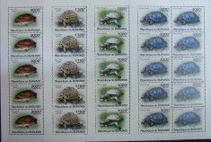 REP.BURUNDI - BROASTE TESTOASE-4 M/SH.10 SERII COMPLECTE-MNH** - RBU 06