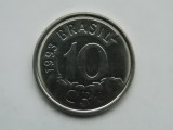 10 CRUZEIROS 1993 BRAZILIA-AUNC