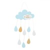 Decoratiune de Perete, Model Sweet Dreams, Lemn, Multicolor, 23.5x55cm, Oem