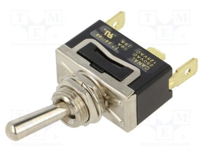 Comutator basculant Poz: 2 SPDT ON-ON 10A/250VAC T7 1,5kV CANAL ELECTRONIC foto