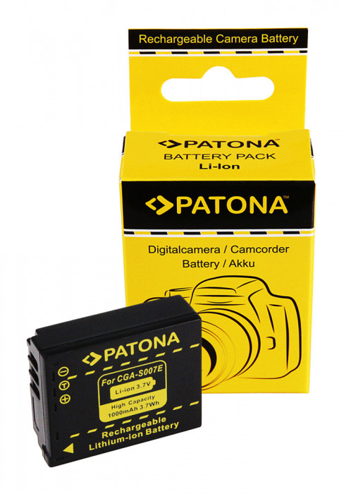 Acumulator tip Panasonic CGA-S007 Patona - 1043