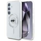 Husa pentru Samsung Galaxy S25 - Karl Lagerfeld IML MagSafe (KLHMS25SHLSKIH) - Karl`s Head