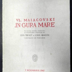 IN GURA MARE - VL.MAIACOVSKI - CICERONE THEODORESCU - 7 NOIEMBRIE 1947