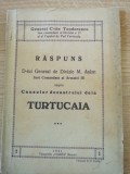 Gen. C-tin Teodorescu-Răspuns asupra cauzelor dezastrului de la Turtucaia, 1921