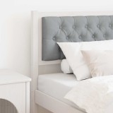 vidaXL Tăblie cap Altele Alb și gri deschis 80 cm Lemn masiv de pin 879038