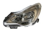 Far Opel Corsa D 01.2011-12.2014 VALEO fata stanga , tip bec H1+H7+HPC24WY, culoare argintiu, reglare electrica