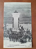 Carte postala, Belgique et Italie, reproducere Pantheon de la Guerre, 1918