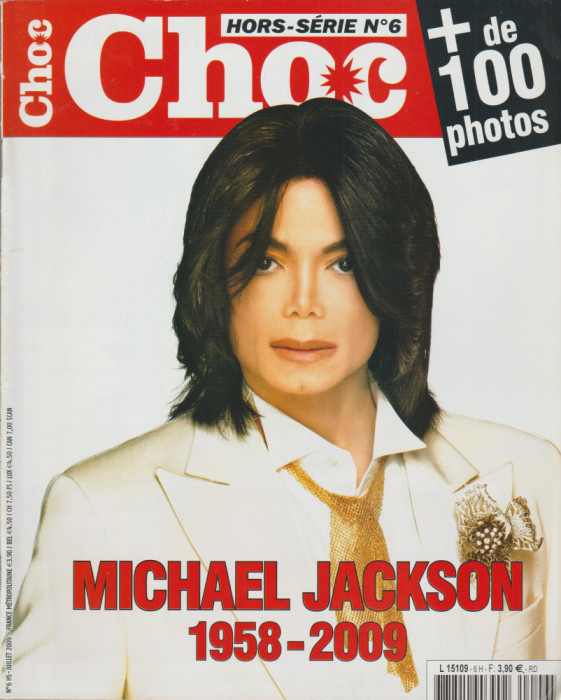 Revista Choc - Numar special Michael Jackson + 1 poster (lb. franceza)