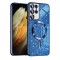 Husa MagSafe pentru Samsung Galaxy S21 Ultra 5G G998, Techsuit, Luxury Glitter, Albastra