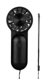 Mini-ventilator - Negru | Kikkerland
