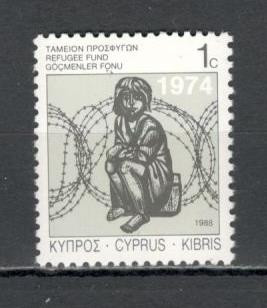 Cipru.1984 Timbre de binefacere-Ajutor ptr. refugiati SC.18 foto