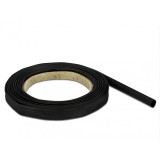 Tub termocontractabil 5m x 8mm negru, Delock 18937