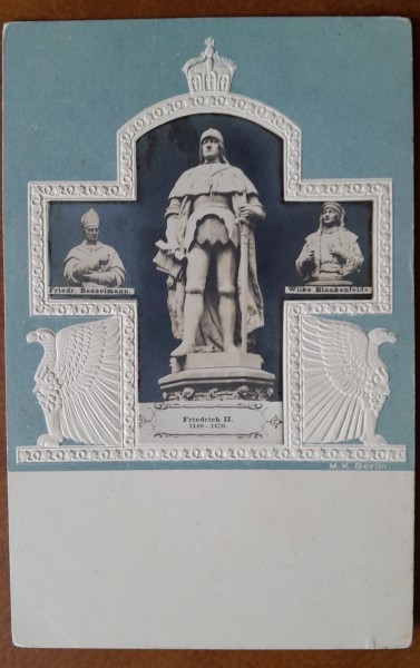 arte postala, statui, perioada interbelica