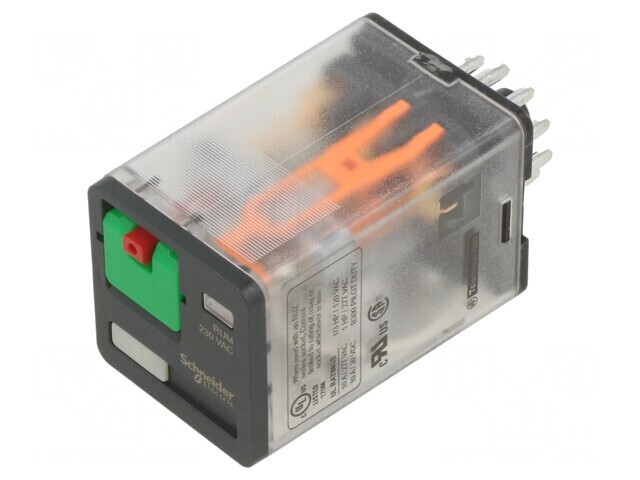Releu electromagnetic 3PDT, 230VAC, 10A