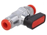 Robinet Mecanic cu Bilă 6mm Alamă Nichelată 20bar