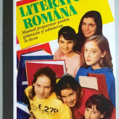 Literatura romana Manual preparator pentru gimnaziu si admiterea in liceu -Popa