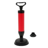 Ventuză de desfundat din plastic, roșu și negru, 37 cm, CMCLASS