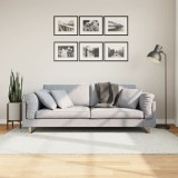 vidaXL Covor &bdquo;OVIEDO&rdquo;, fire scurte, crem, 140x200 cm