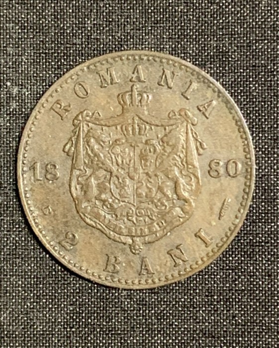 Moneda 2 bani 1880