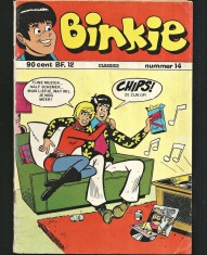 BINKIE NUMMER 14 - REVISTĂ DE BENZI DESENATE VINTAGE (1973) &Icirc;N LIMBA NEERLANDEZĂ / OLANDEZĂ - WIE EEN KUIL GRAAFT VOOR EEN ANDER...