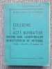 Culegere de acte normative pentru uzul lucratorilor Ministerului de Interne 1978