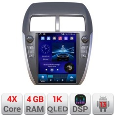 Navigatie dedicata Tip Tesla Mitsubishi ASX Radio gps internet 4 Core carplay android auto 4+64 Incell Display GB Kit-tesla-026+EDT-E220-RK CarStore T