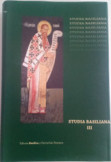 Studia Basiliana - VOL. III - Emilian Popescu foto