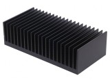 Radiator Negru cu Aripioare 150mm x 300mm