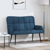 vidaXL Canapea cu două locuri albastru 115 x 61 x 87 cm țesătură 42028937