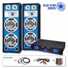 Electronic-Star Set PA Seria Blue Star &amp;amp;quot;Basskern&amp;amp;quot; 2800 W foto