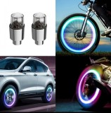 Capace ventil anvelopa cu lumini LED RGB pentru masina, moto, bicicleta, Oem