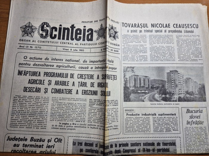 scanteia 8 iulie 1983-florenta craciunescu campioana mondiala la disc