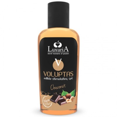 INTIMATELINE LUXURIA - VOLUPTAS EDIBLE MASSAGE GEL WARMING EFFECT - CHOCONUT 100 ML foto