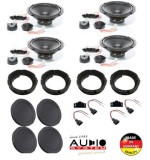 Difuzoare auto Audi A1 Q2 Q3 dedicate usi fata si spate Audio System 480 W max CarStore Technology