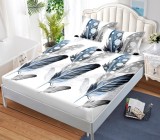 Cumpara ieftin Husa Pat Elastic Orioen HP110, 3 piese, 180x200 cm + 25 cm, 2 Fete Perna 50x75 cm