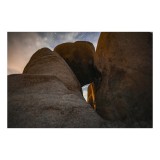 Tablou Canvas, "Bolovani uriași sub cer &icirc;nstelat", Roci, Cer, Stele, Umbre, Nori, Noapte, Natură, &Icirc;ntuneric, 39 x 26 cm, CMCLASS