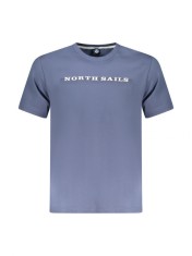 Tricou barbati, cu imprimeu cu text, Regular fit, Albastru deschis, S