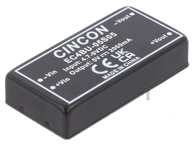 Convertor DC/DC 10W 4.7-9V la 5V 2000mA THT