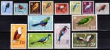 Uganda 1965, Mi #87-100**, fauna, pasari, MNH! Cota 100 &euro;!, Nestampilat