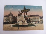 Cluj Napoca , Statuie Matei Corvin 1910