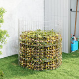 Compostor de gradina, &Oslash;100x100 cm, otel galvanizat GartenMobel Dekor