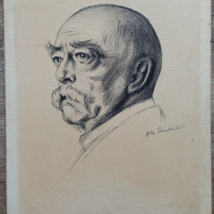 Portretul lui Otto von Bismarck// desen in penita si carbune