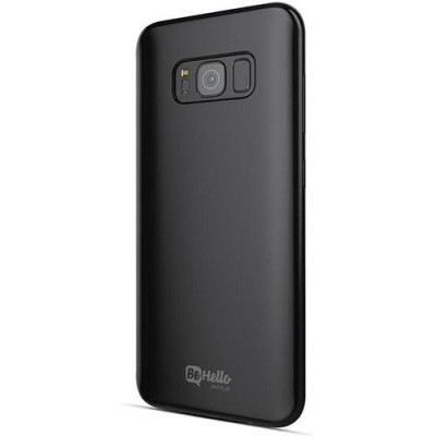 Husa Telefon Silicon Samsung S8+ g955 Matte Black BeHello foto