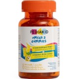 Jeleuri Omega 3 (Gommes Omega 3), PEDIAKID, 60 buc Lamaie 60