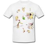Cumpara ieftin Tricou &quot; Vector Cow and Chicken &quot;