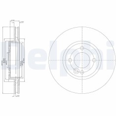 DELPHI BG3661C Disc frana