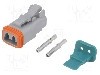 Conector auto, AT, 2 pini, AMPHENOL - AT06-2S-KIT01