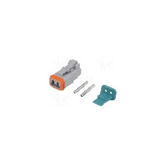 Conector auto, AT, 2 pini, AMPHENOL - AT06-2S-KIT01